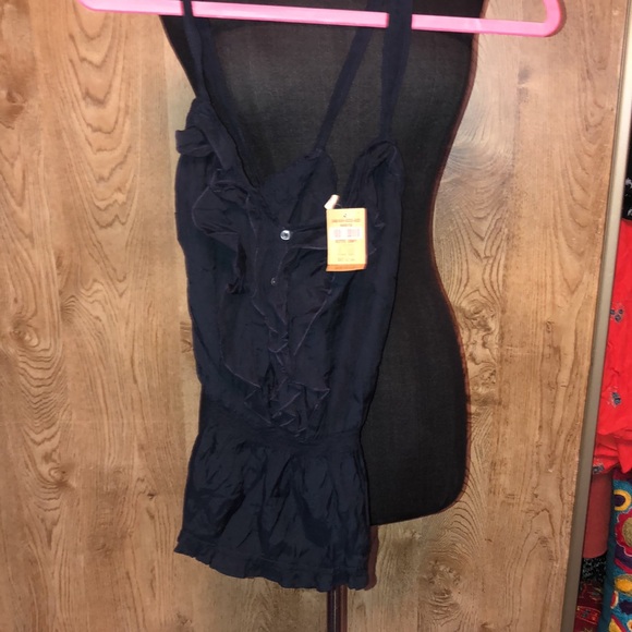 NWT Hollister Blue Blouse Size Small - Picture 5 of 13